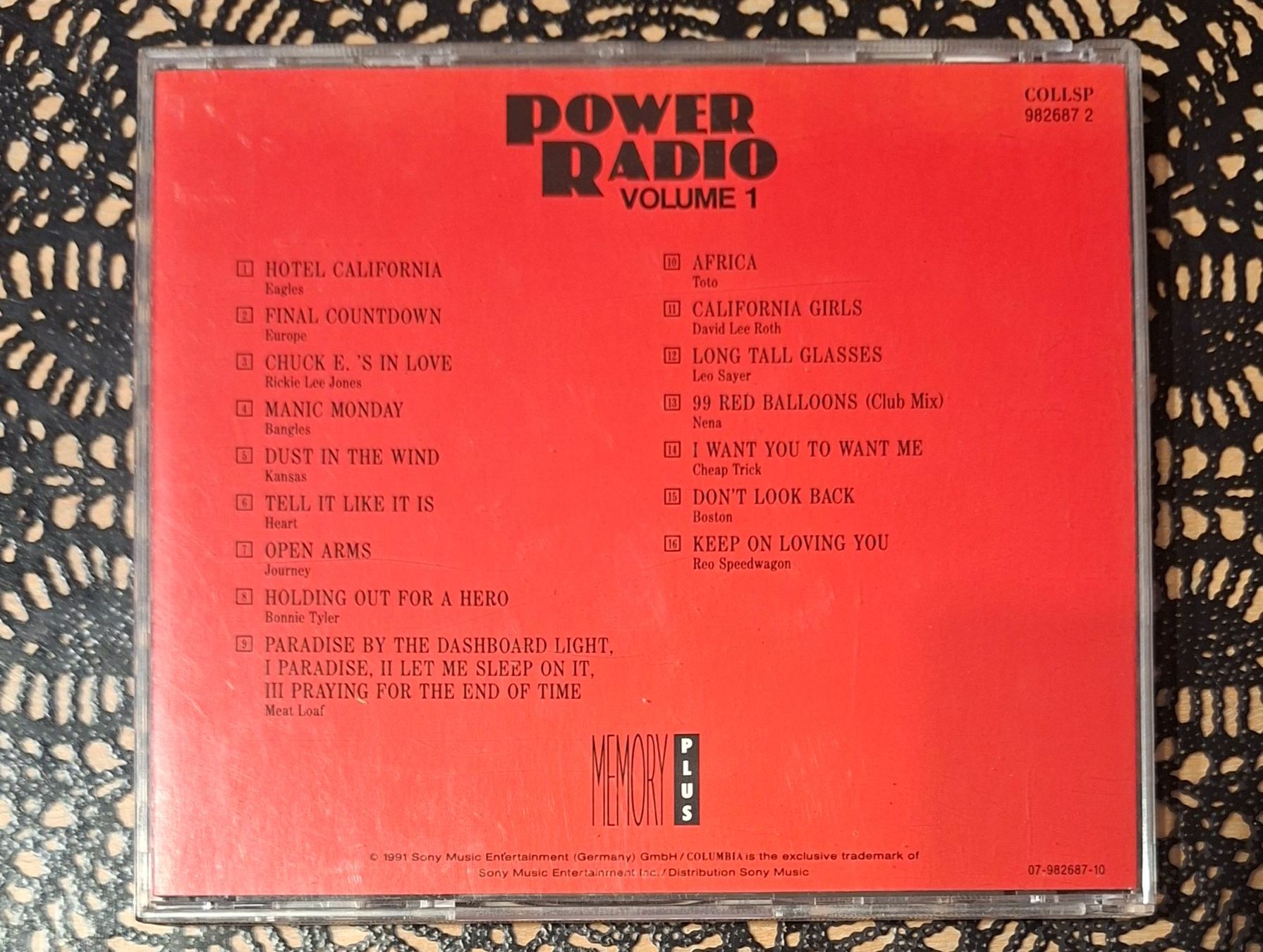 CD: Power Radio Volume1, CD Rock Hit Compilation 1991 – Usato da Amriswil venduto da Celini3 1