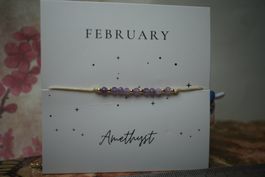 Armband Amethyst   Astro  Armband Februar