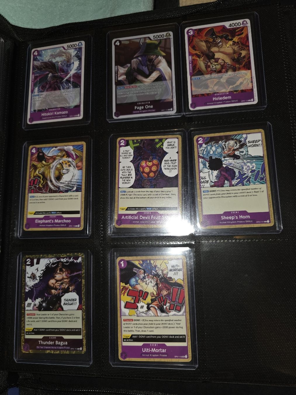 Bandai Carte collezionabili: One Piece - OP01 komplettes Pre Errata Set - Blue Bottom – Nuovo (secondo la descrizione) da Bern venduto da HotOden 9