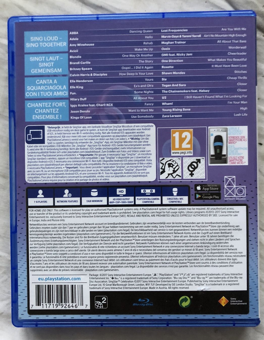 Spiele: PS4 - SingStar Celebration – Gebraucht aus Schaffhausen von durruti 2
