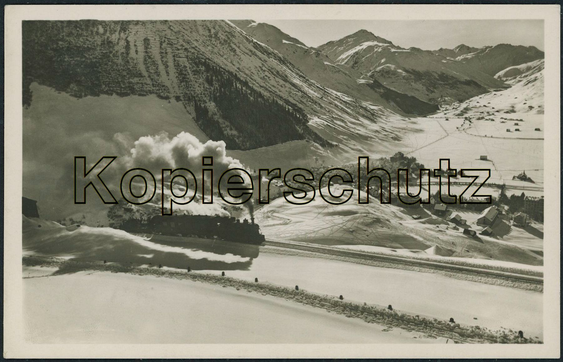 Ansichtskarten: URS Andermatt - Oberalp Pass - Bahn FO – Gebraucht aus Schindellegi von Jonathan77
