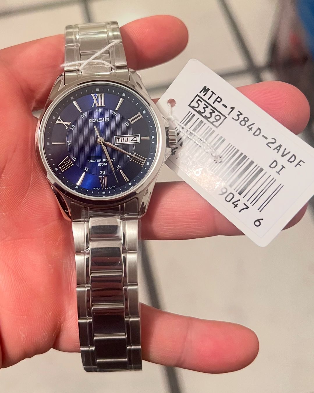 Casio Orologi: Casio Armbanduhren MTP-1384D-2AVDF – Nuovo e nell'imballaggio originale da Adlikon b.Regensdf venduto da GPITIME 1