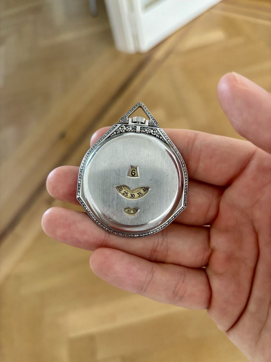 Uhren: Rare jumping hour pocket watch 1930 – Gebraucht aus Lausanne von marinemtr 1