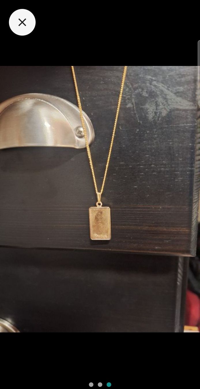 Metalli preziosi: Chaîne avec pendentif lingot KURFÜRST  – Usato da Tannay venduto da v1n1p00h 2