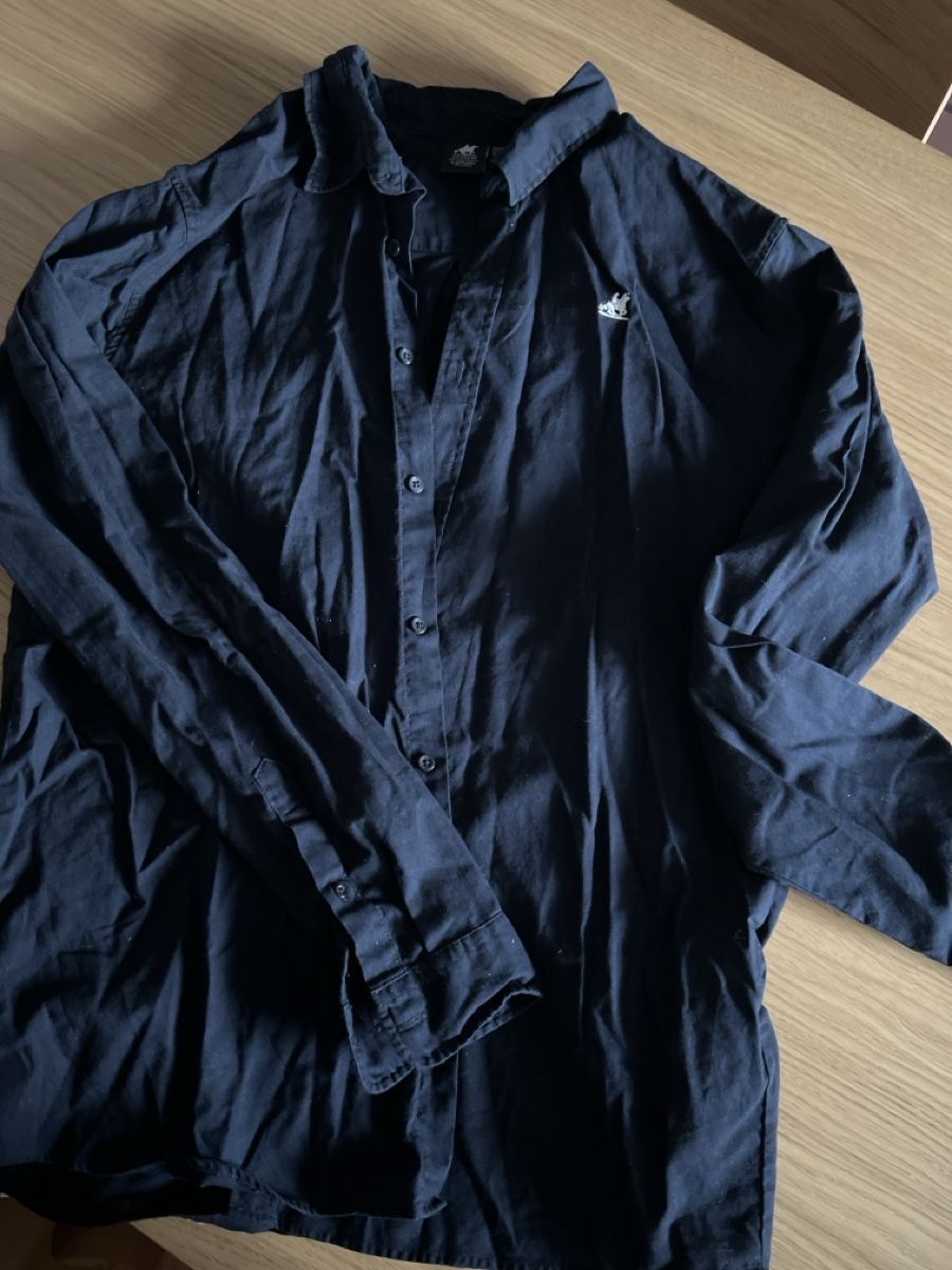 Camicie: Leinen / Baumwolle Hemd Gr, L – Usato da Luzern venduto da maisonnoir 1