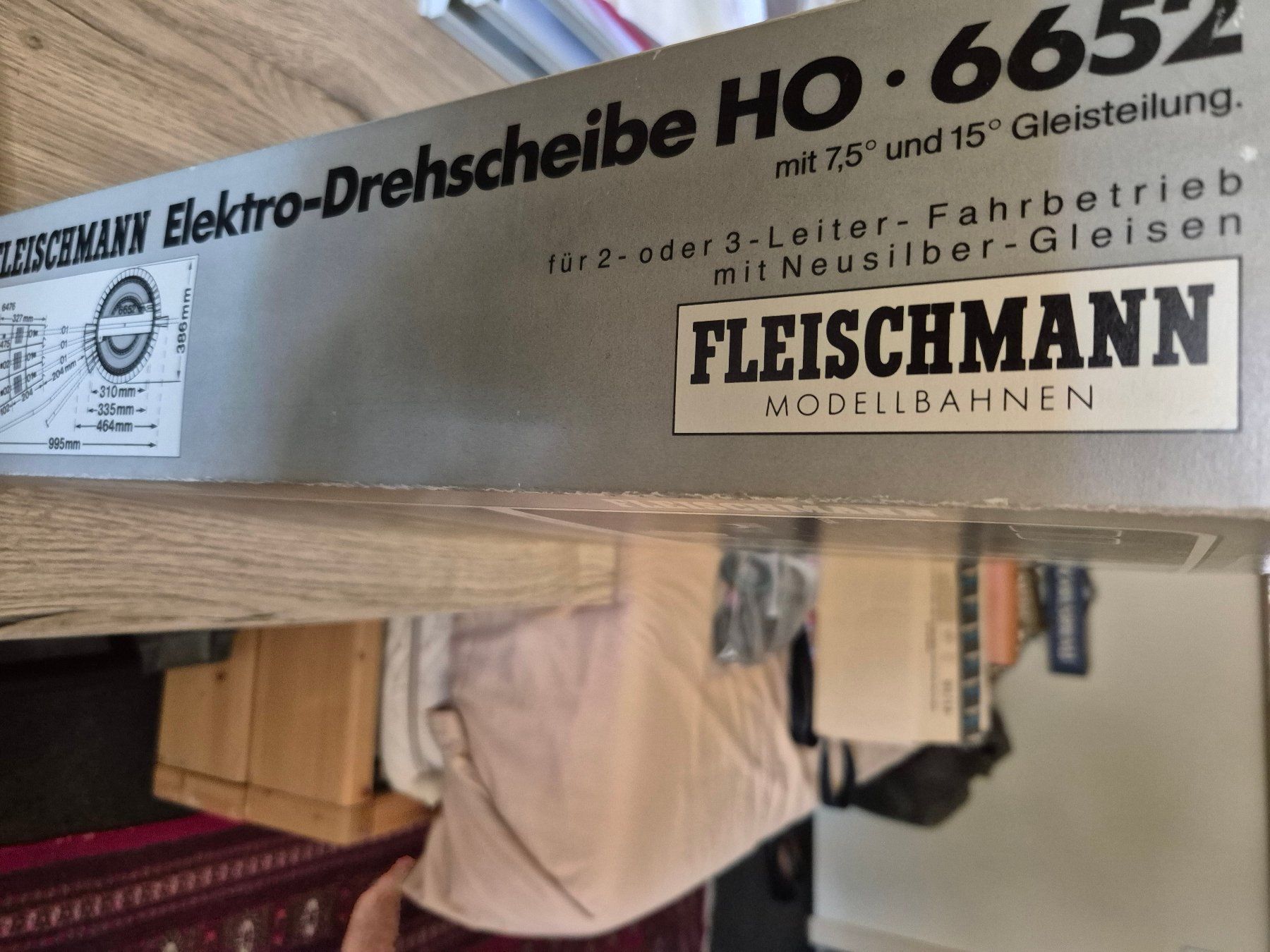Fleischmann Trains électriques: Fleischmann Drehscheibe H0 6652 NEU – Neuf avec emballage d'origine à Bibern SH par streunekater 3