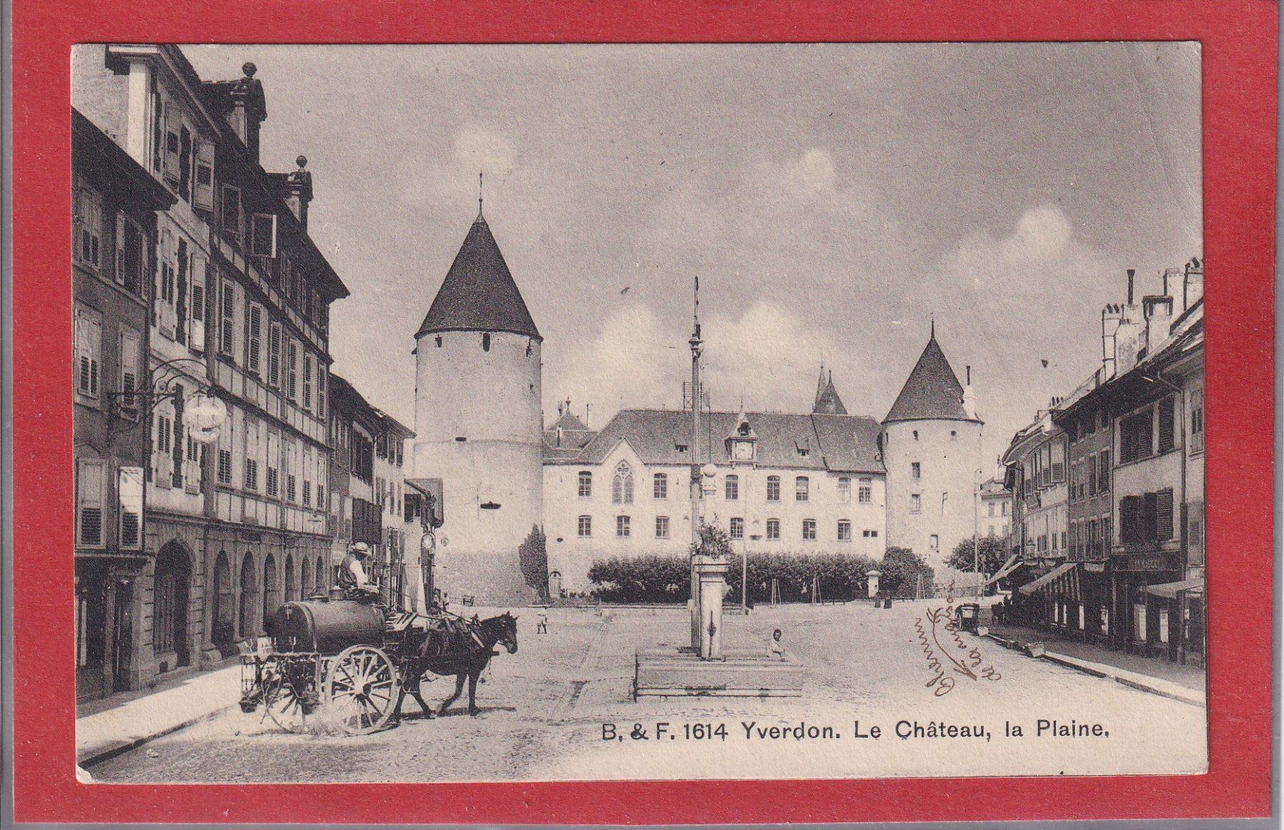 Cartoline postali: Yverdon - la Plaine - 1912 – Usato da Orvin venduto da Pyaeschli