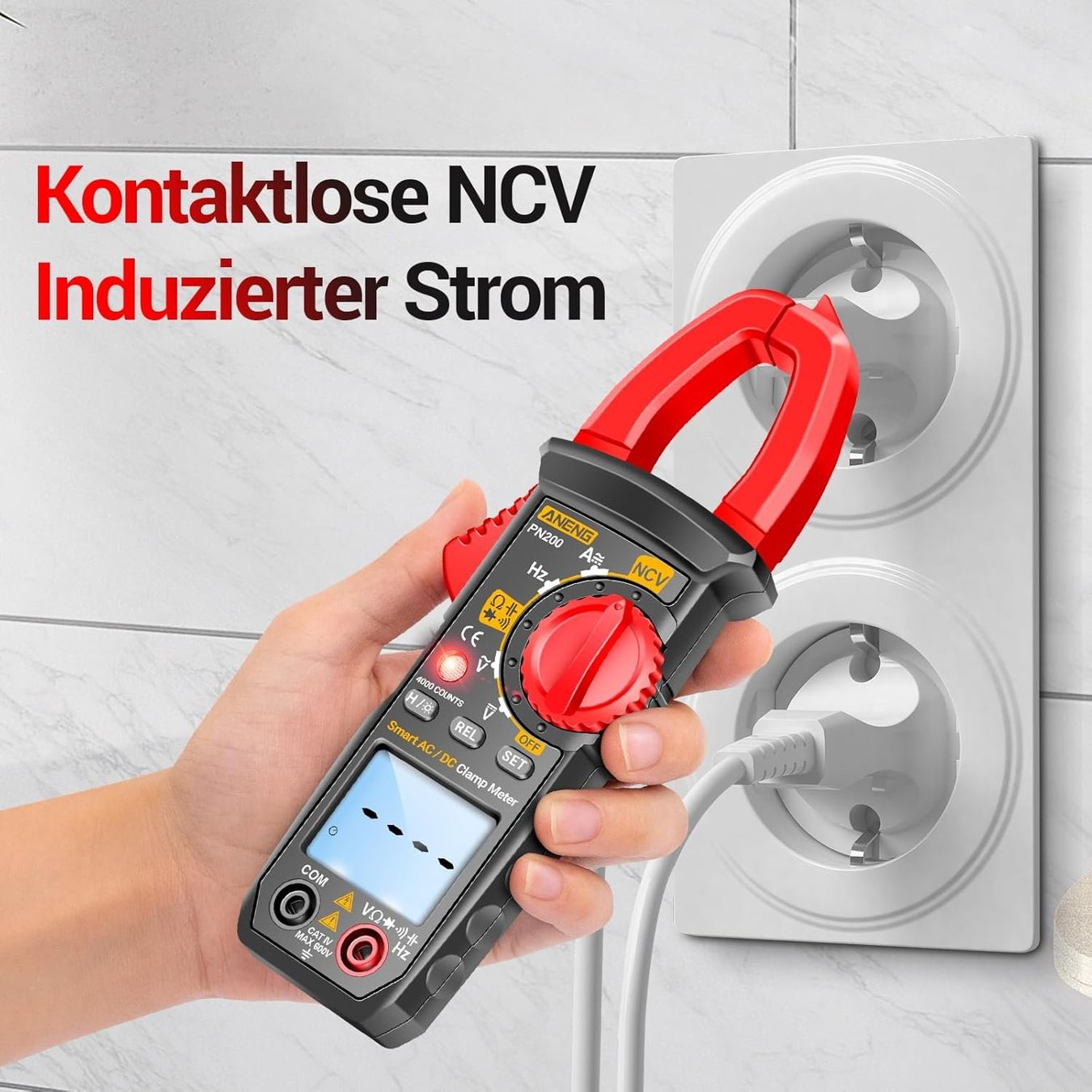 Misurare: 4000 Counts TRMS Auto Range Strommesszange – Nuovo (secondo la descrizione) da Thun venduto da 365buy 3