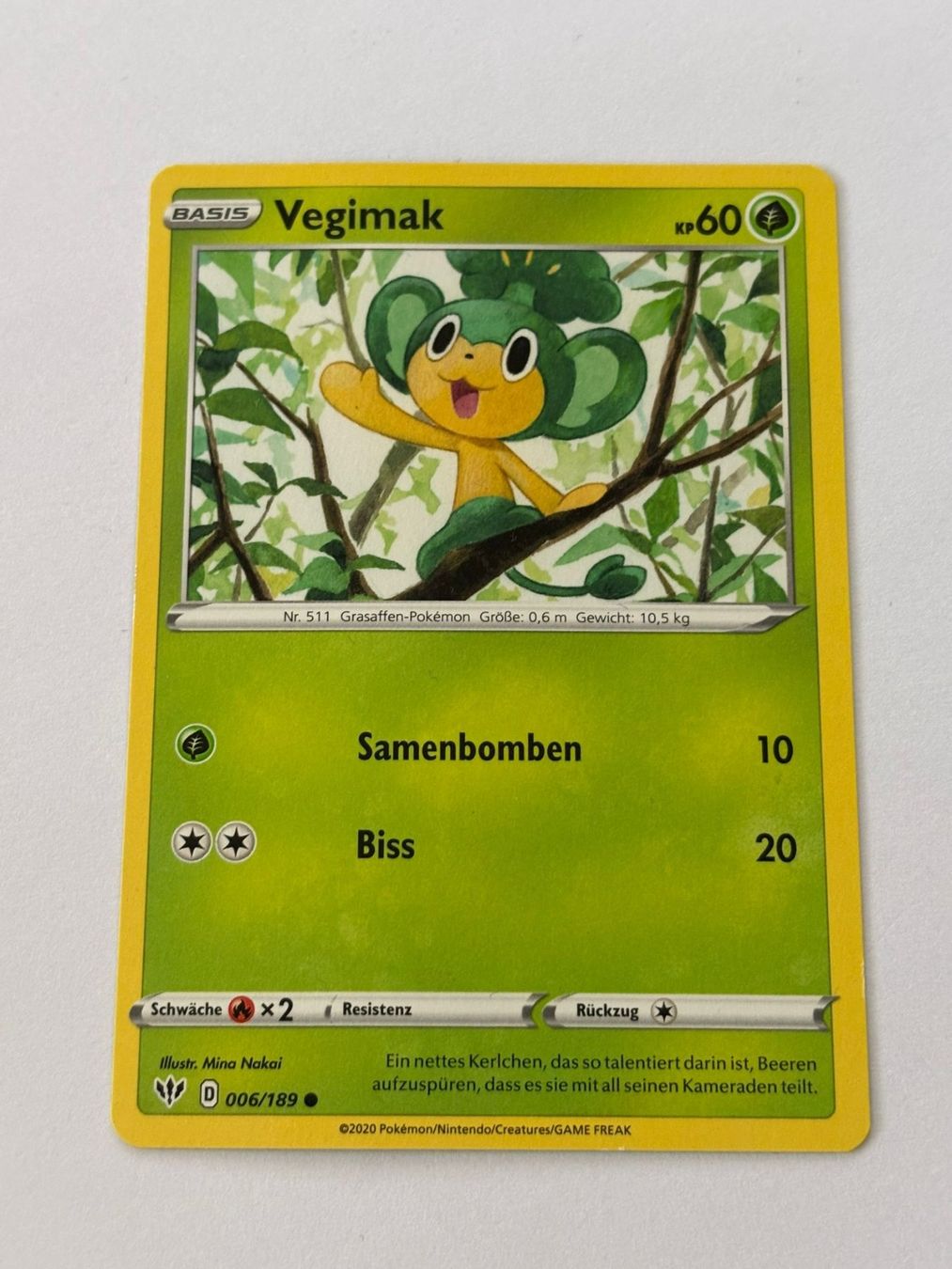 Pokémon Carte collezionabili: Vegimak 006/189 – Usato da Herisau venduto da Seyashop_2