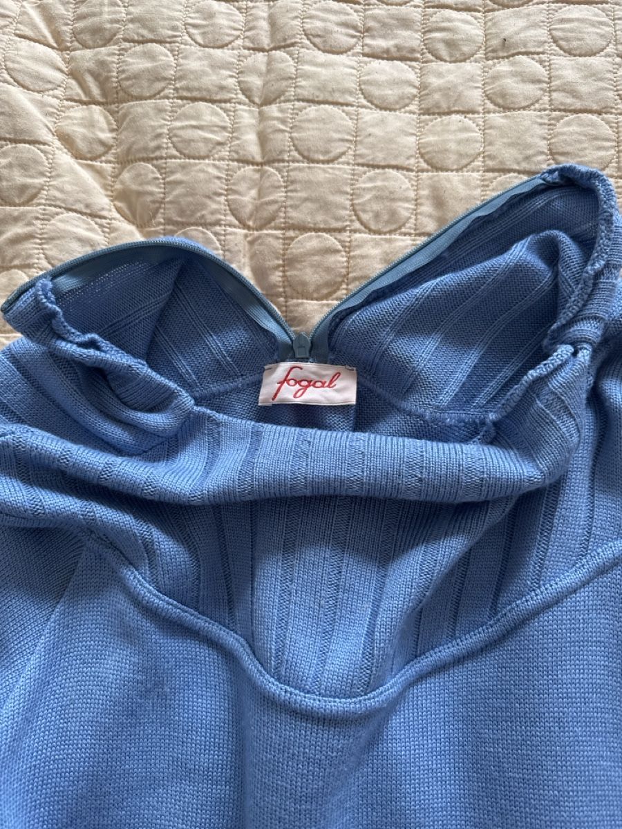 Fogal Maglioni & Felpe: Fogal: hblauer PulloverL, Merino/Seide/Cashmere – Usato da Füllinsdorf venduto da Nanna22 4