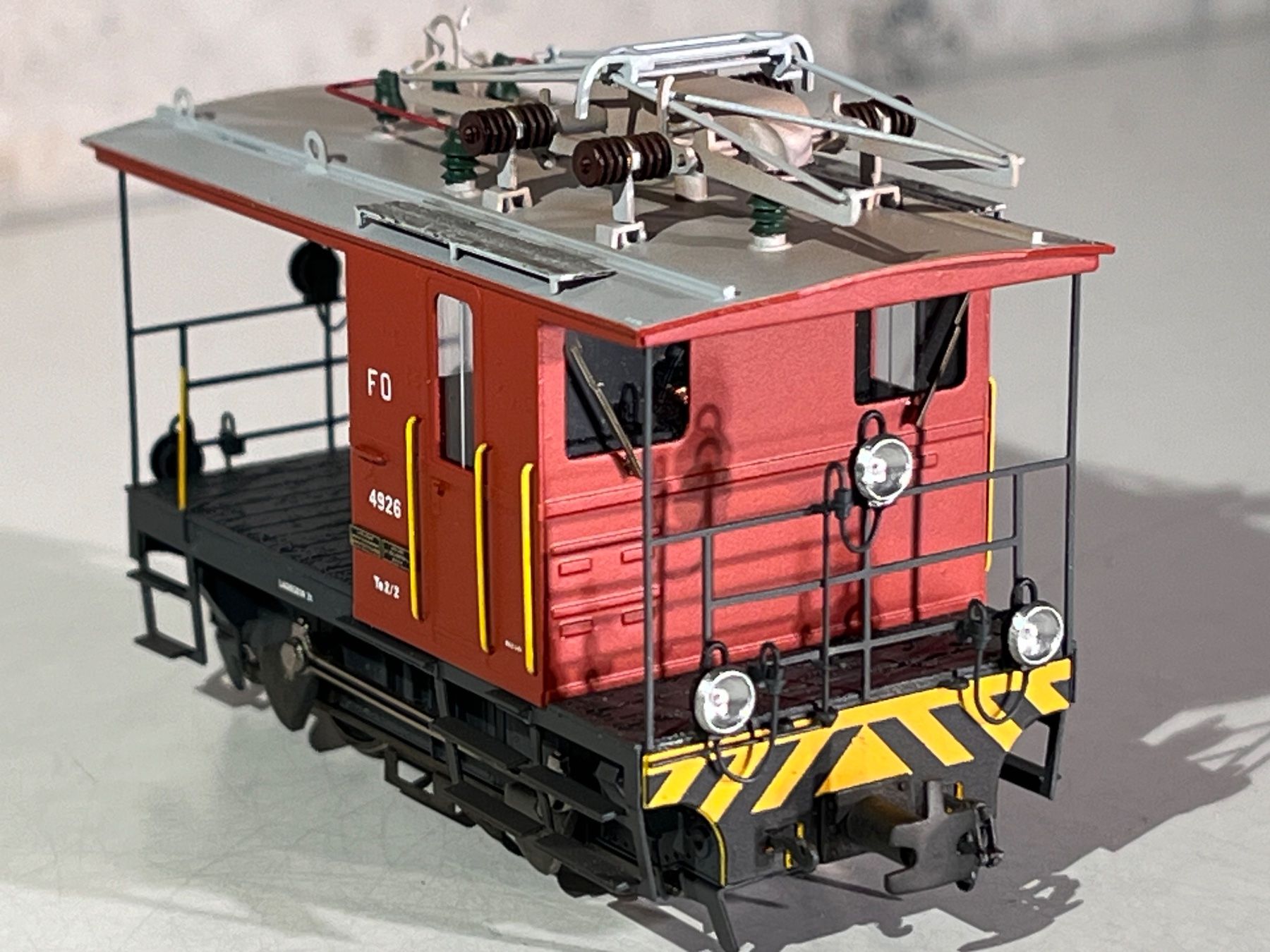 Ferro-suisse Modelleisenbahnen: Ferro Suisse Traktor HOm FO Te 2/2 4926 – Neu (gemäss Beschreibung) aus Baar von Mgrizzly 1