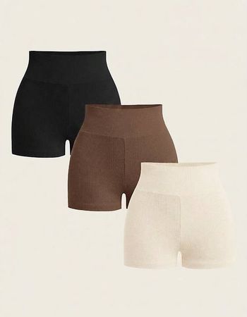 Basics Skinny Short in 3er Set