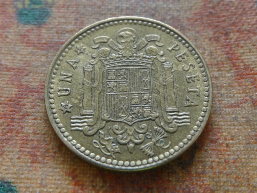 Alle Münzen: ESPAGNE  1  Pesetas  1963 – Gebraucht aus Romanel-sur-Lausanne von Swift13 1