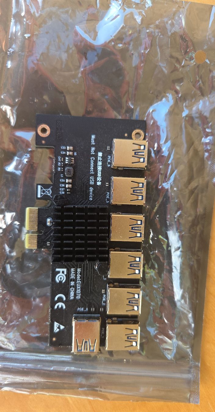 Adattatori: pci-e USB steckerkarte für mining rig – Nuovo (secondo la descrizione) da Zufikon venduto da taneleiskop