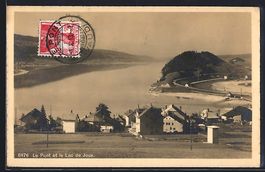 AK Joux, Le Pont et le Lac, 1913