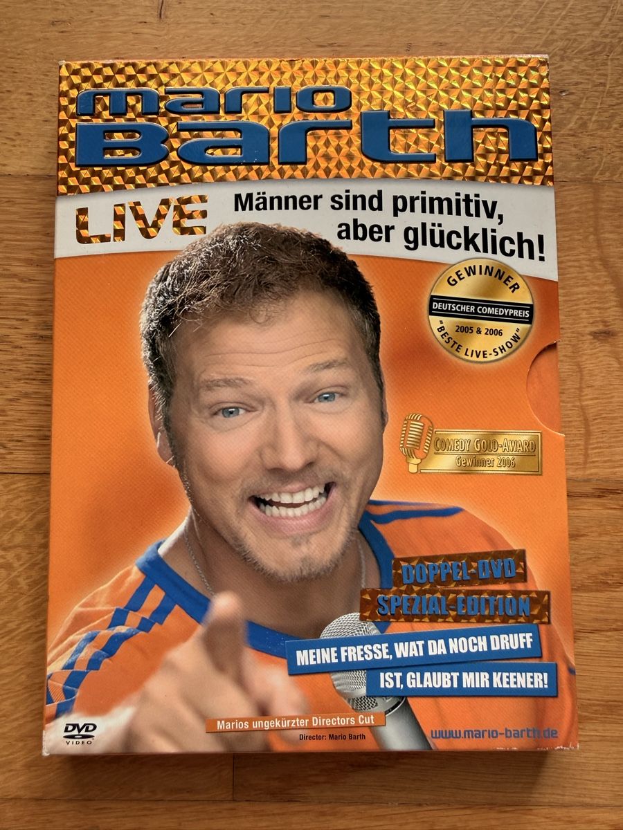 Alle DVDs: Mario Barth Männer sind primitiv - Doppel DVD Comedy – Gebraucht aus Kölliken von nerdorado