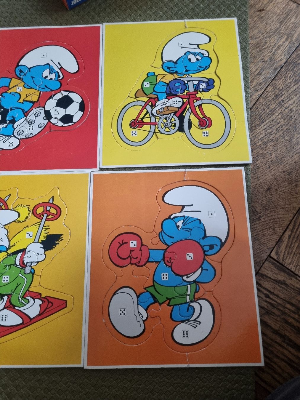 Ravensburger Giochi: Schtroumpfons les Schtroumpfs-Jeu de dés & puzzle  – Usato da Fribourg venduto da jarmilka 7