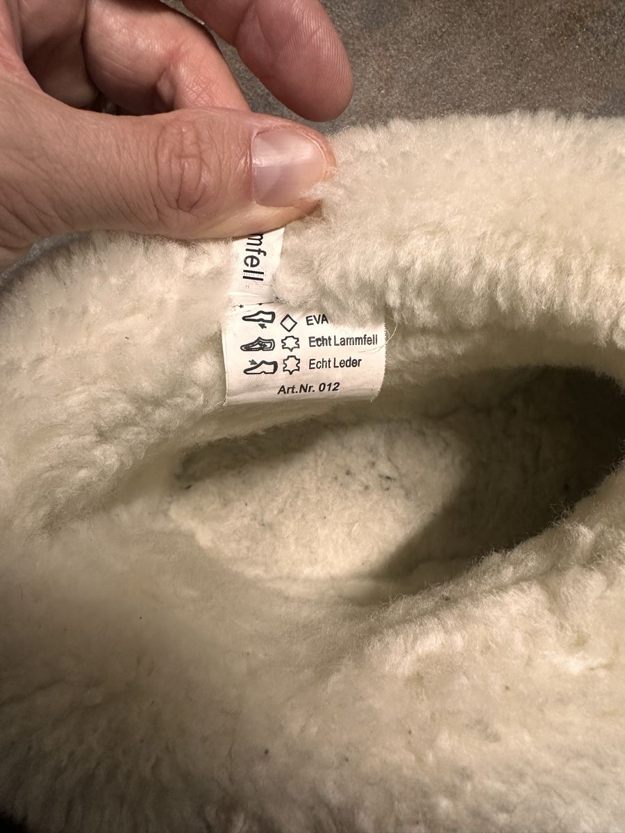 Scarpe da uomo: Hausschuhe Echtleder Lammfell – Usato da Uitikon Waldegg venduto da verkaufgenie88 1