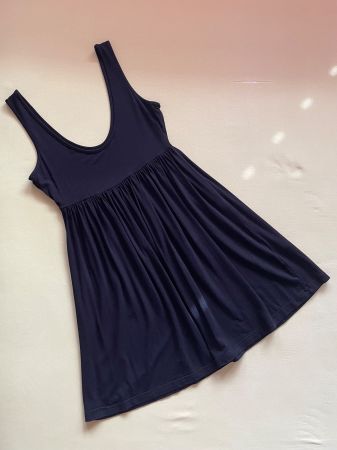 Sommerkleid kurz Mini Kleid schwarz Grösse S