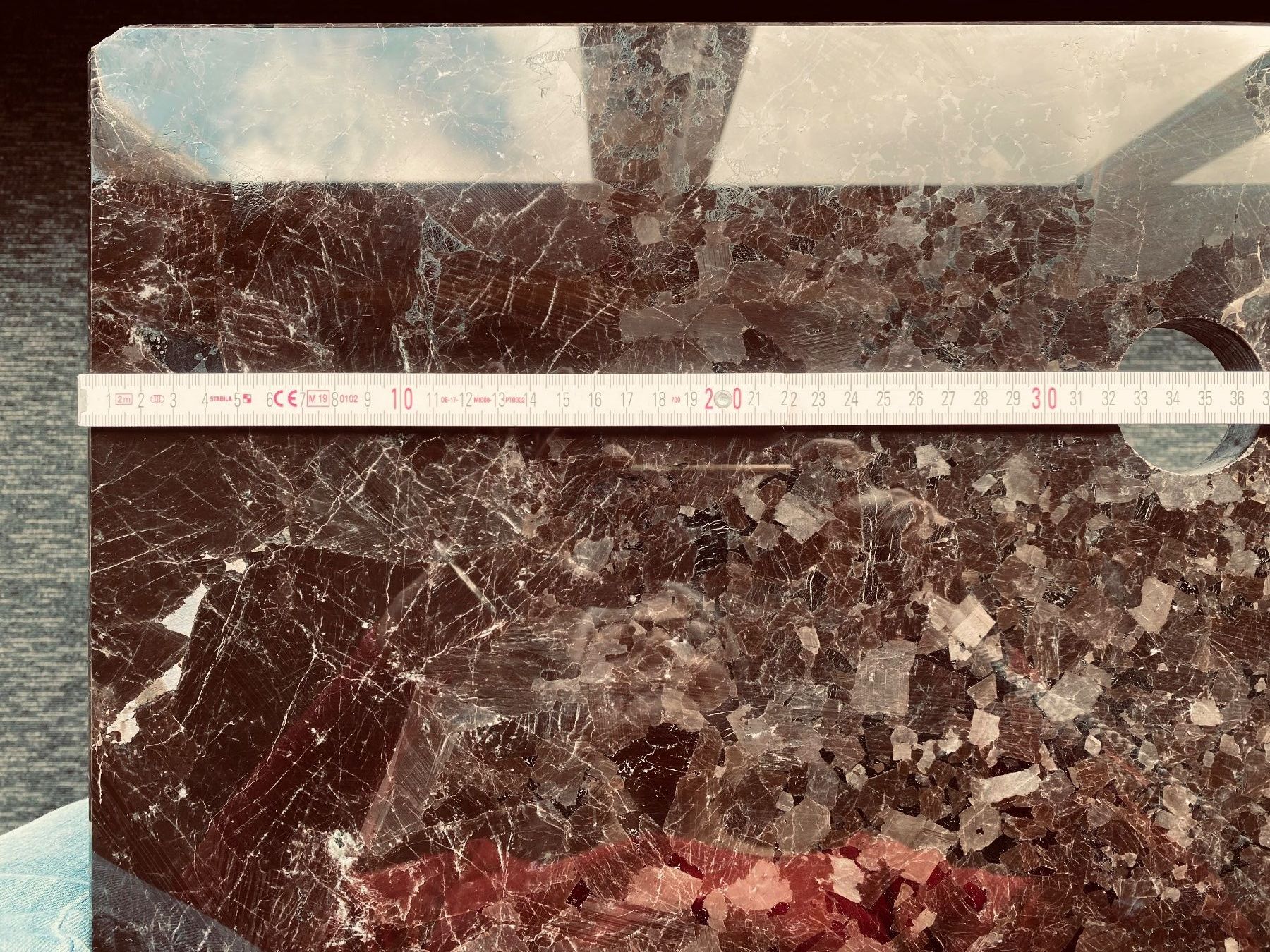 Tavoli: Tisch mit polierter Granitplatte 100x200cm – Usato da Horgen venduto da StudioSferaAG 5