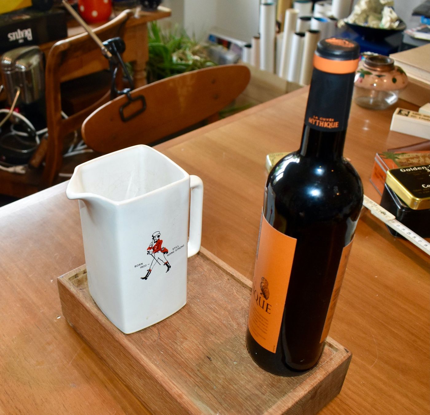Karaffen: Wasserkrug / Karaffe JOHNNY WALKER wade pm england – Gebraucht aus Pfaffhausen von mono_rec 1
