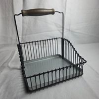 IKEA FINTORP Serviettenhalter mit Holzgriff – Schwarz