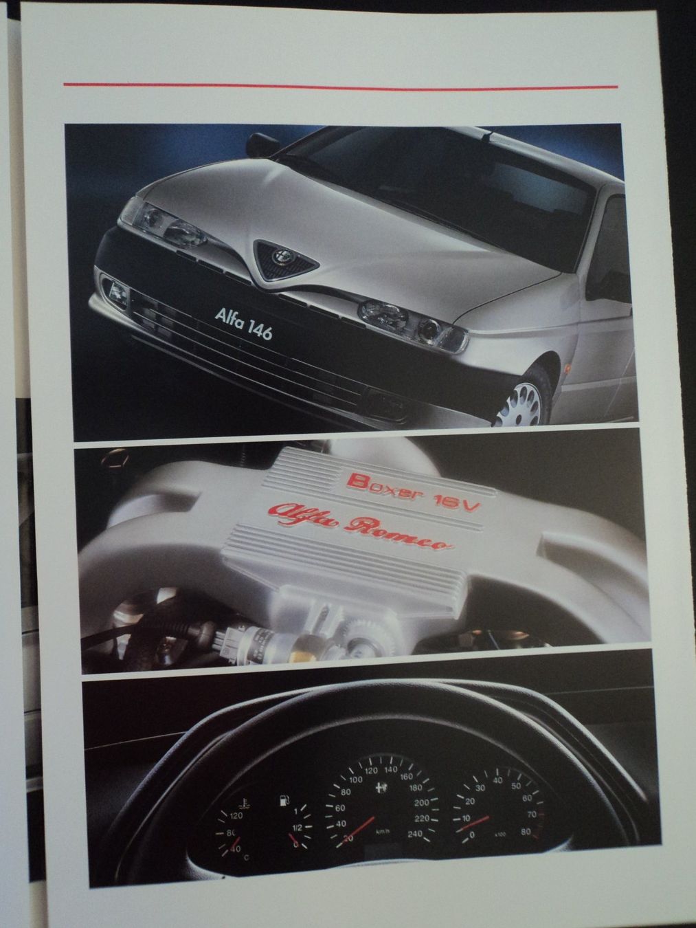 Alfa Romeo Documenti: Prospekt Alfa Romeo 146 1995 – Usato da Schwarzenburg venduto da modelCARama 2
