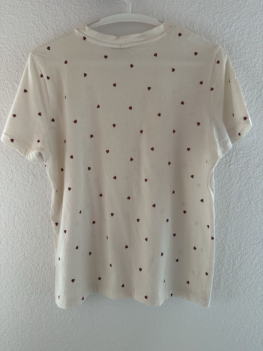 H&M Negligees & Pigiami: H&M Schlafanzug Creme mit roten Herzen Gr.S - Gratisversand – Usato da Frutigen venduto da glnays 3