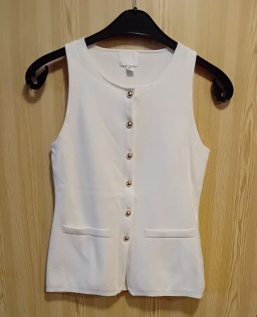 Weste / Gilet H&M XS, weiss