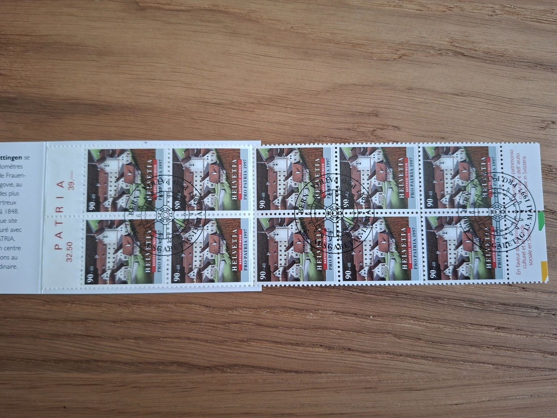 Tutti i francobolli: Markenheftchen Pro Patria 1997 – Nuovo (secondo la descrizione) da Hinterkappelen venduto da 1399 2