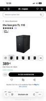2x x the box pro TL 110 Aktiv-Subwoofer – Top Zustand