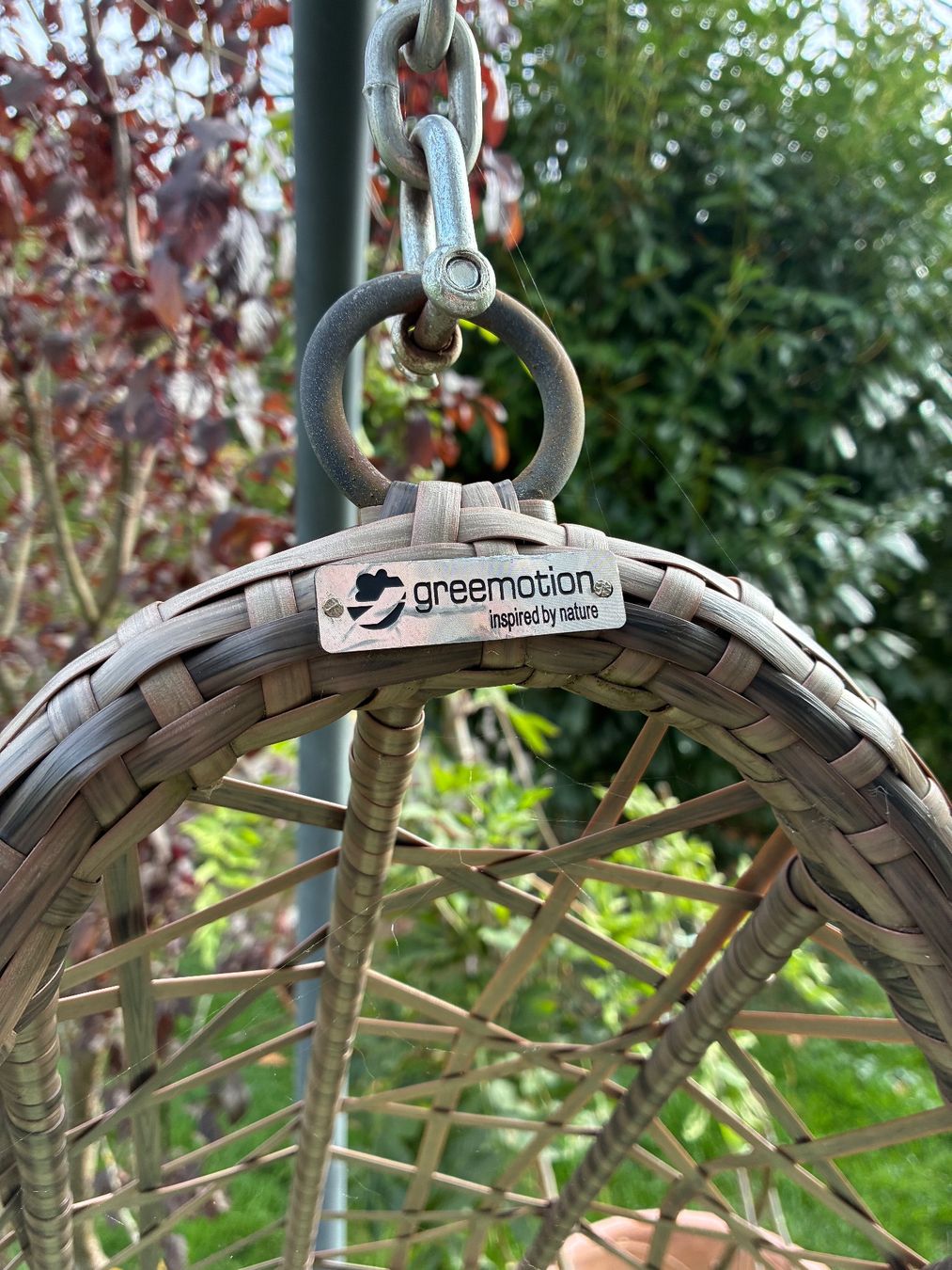 Poltrone pensili da giardino: Hängesessel mit Gestell Rattanoptik gebraucht – Usato da Pfaffhausen venduto da tshaenn 2