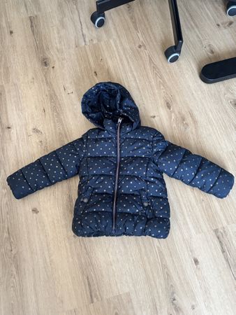 Winterjacke Palomino schwarz mit Punkten Grösse 98