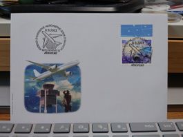 FDC 100 Jahre Flugsicherung aus Kleinbogen