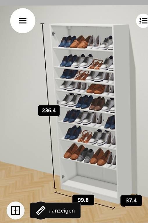 Pax Schuhschrank (nur Korpus mit Türen, ohne Schuhregale) (Gebraucht) in Merligen für CHF 49 – nur Abholung auf Ricardo kaufen