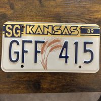 🇺🇸 U.S. Autoschild - Kansas GFF 415 - ORIGINAL