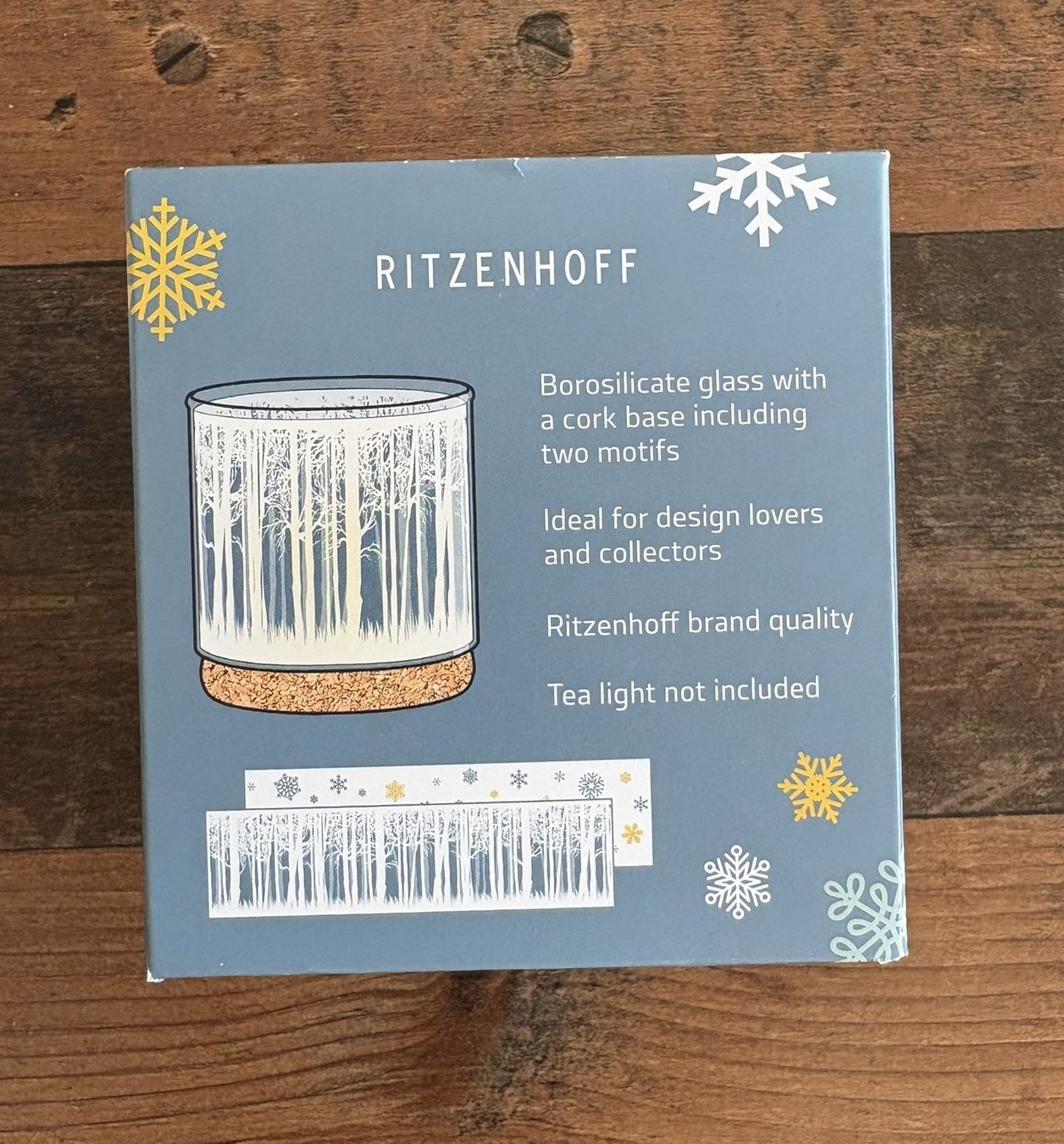 Coop Kerzenständer: Rithenhoff Teelichthalter Winterwald, neuwertig im Origin... – Neu und originalverpackt aus Basel von Adler61