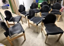 Stühle schwarz - Holz