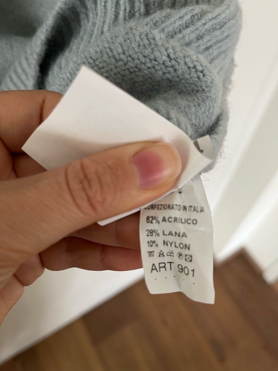 Vestiti: Strickkleid One Size, Farbe türkis – Usato da Triesen venduto da dardaleni 2