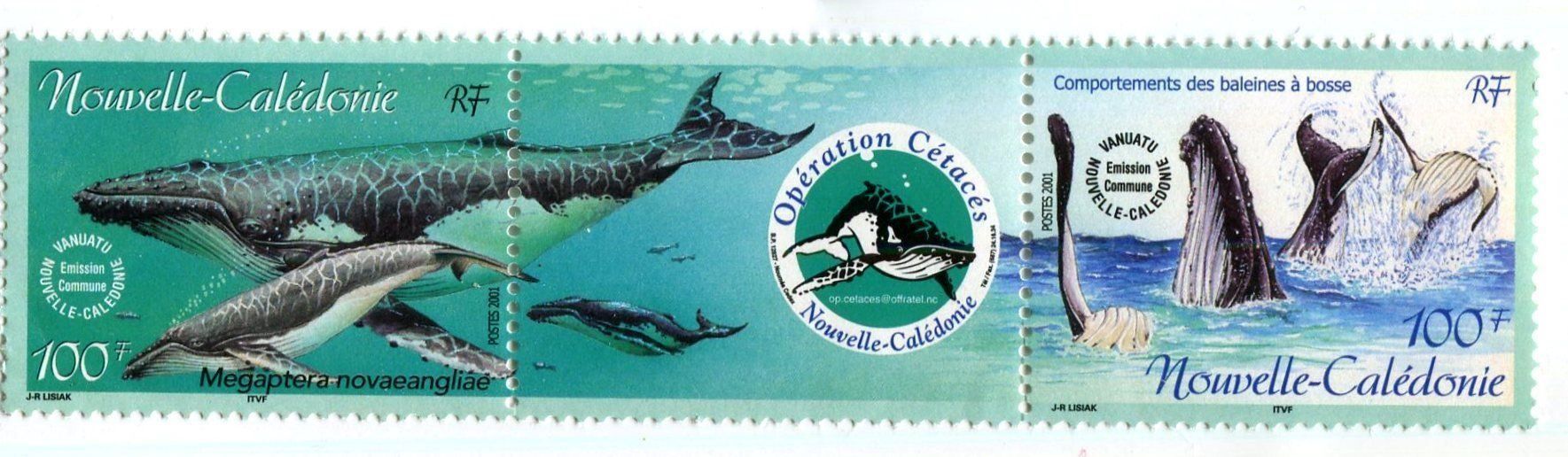 Tutti i francobolli: Briefmarken "Wale". Neukaledonien. – Nuovo e nell'imballaggio originale da Basel venduto da Butsch5
