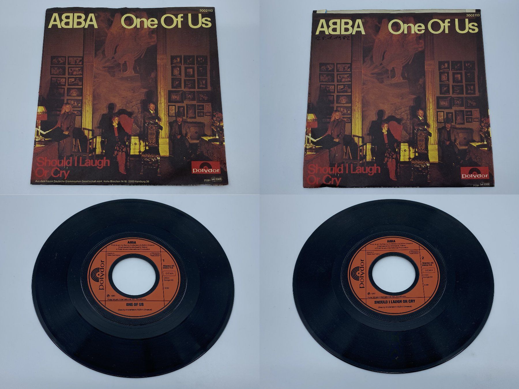 Schallplatten: ABBA mit dem Hit One of Us – Gebraucht aus Langwiesen von Restposten-24