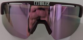 Sportbrille Bliz Matrix lila verspiegelt neuwertig