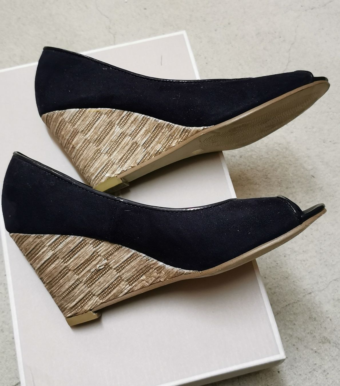 Scarpe da donna: Pumps blau, 36, keilabsatz – Nuovo (secondo la descrizione) da Effretikon venduto da Movie99 2