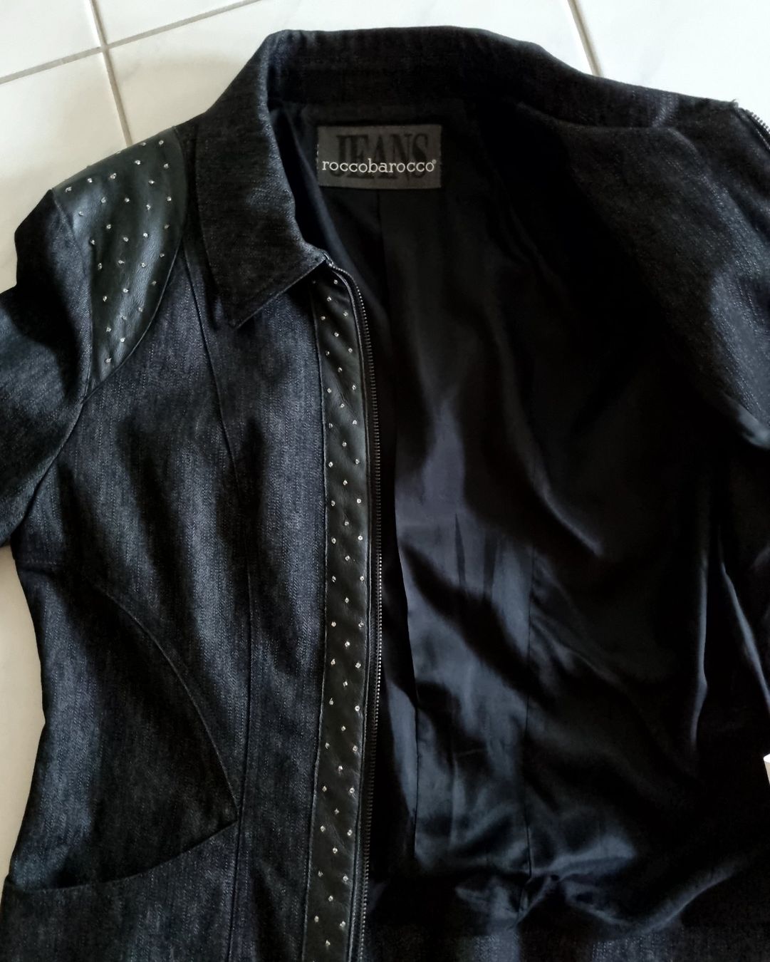 Giacche: Ital. Designer Jeans-Jacke, Gr. 42 "Roccobarocco" – Usato da Urtenen-Schönbühl venduto da Pikenir 6