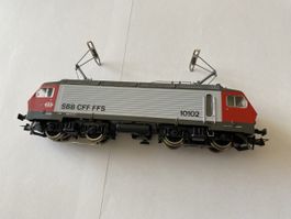 Schöne SBB 10102 Roco Lok Wechselstrom läuft gut