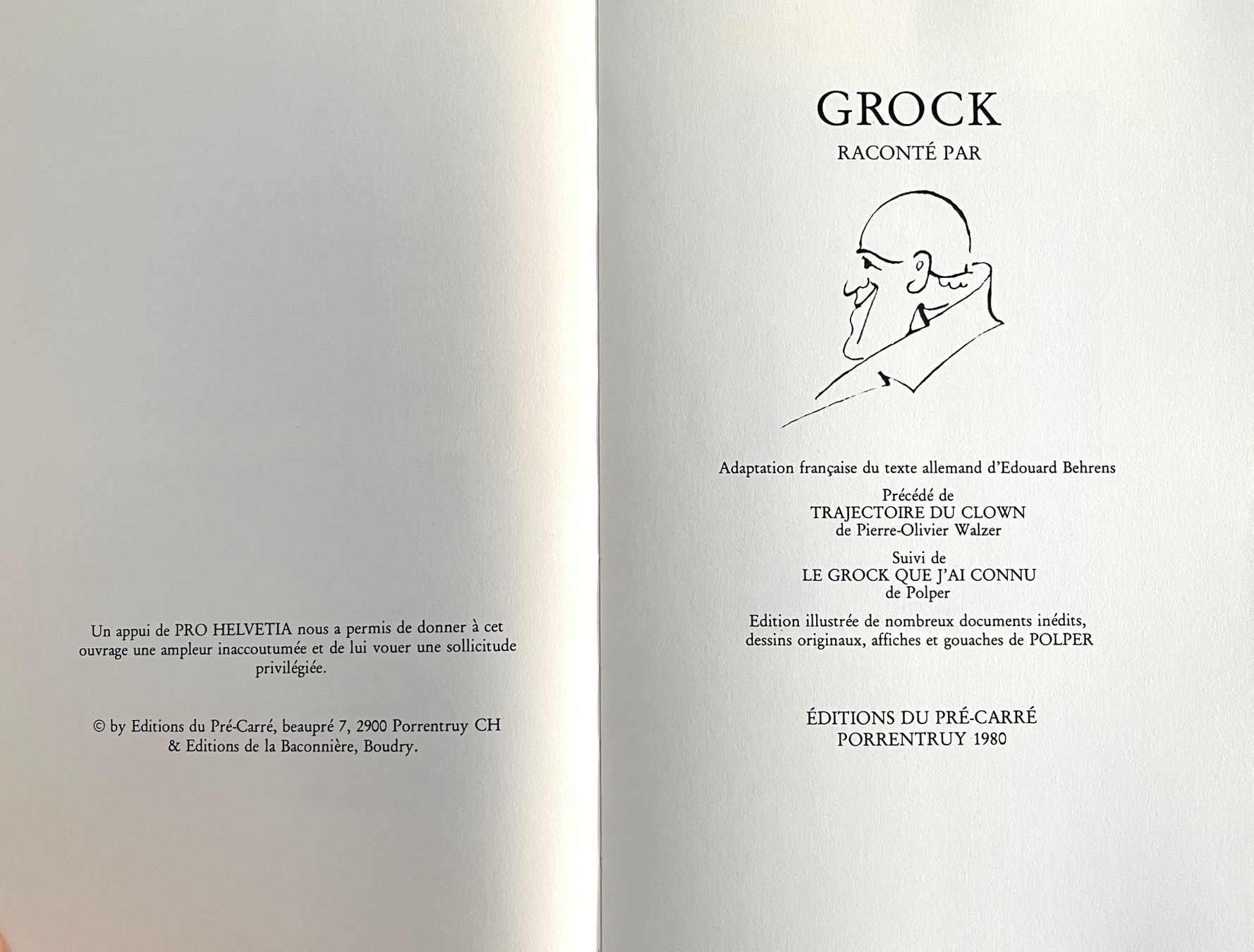 Libri: Grock raconté par Grock – Usato da Savagnier venduto da Ne2065 3