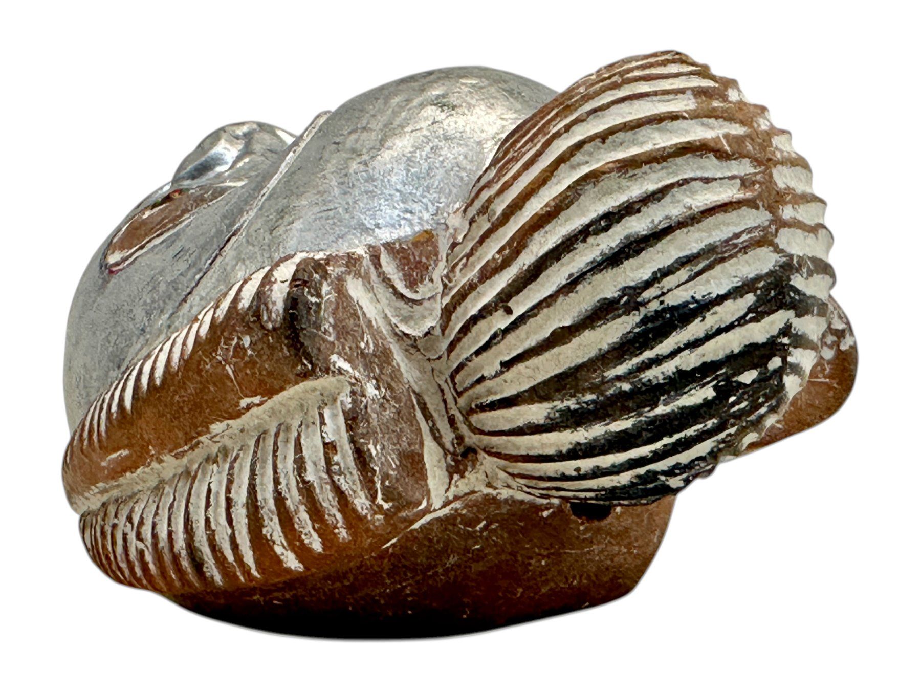 Internationale Kunst: Masque africain tribal argenté vintage - Objet d'art! – Gebraucht aus Morges von auc_yt6g 6