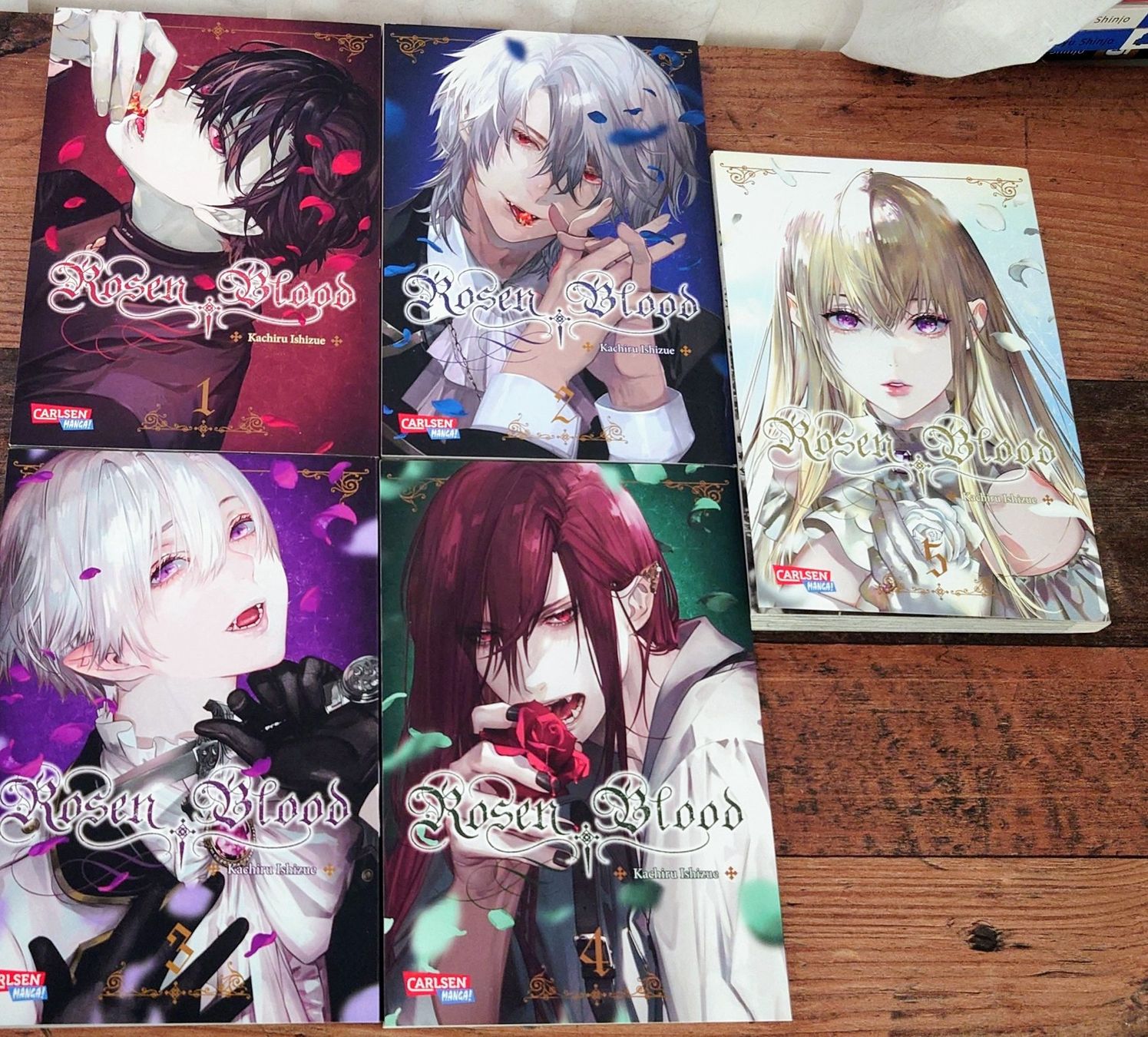 Fumetti: Rosen Blood 1-5 komplett – Usato da Embrach venduto da Jeanne_85