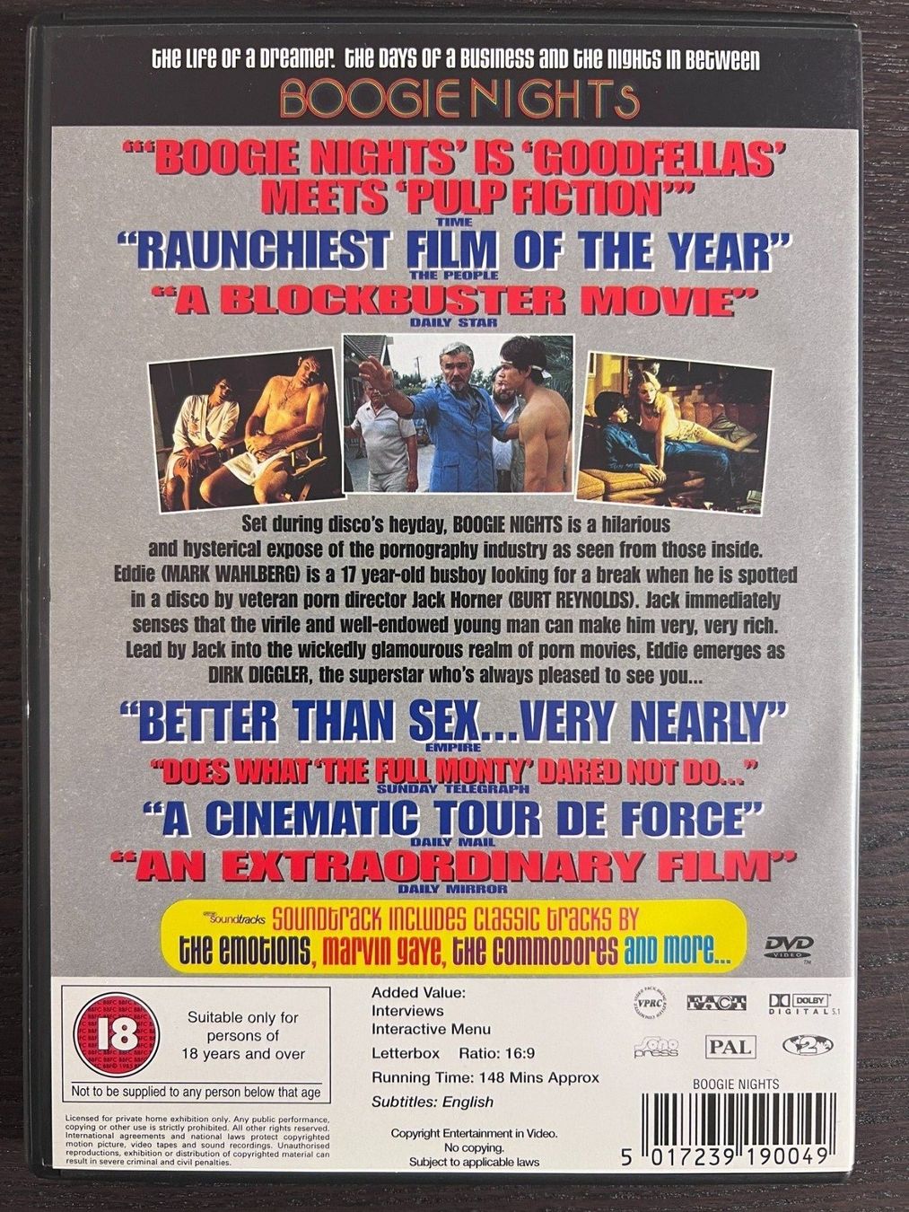 Tutti i DVDs: Boogie Nights ( Englisch ) – Usato da Zürich venduto da FilmFreunde 1