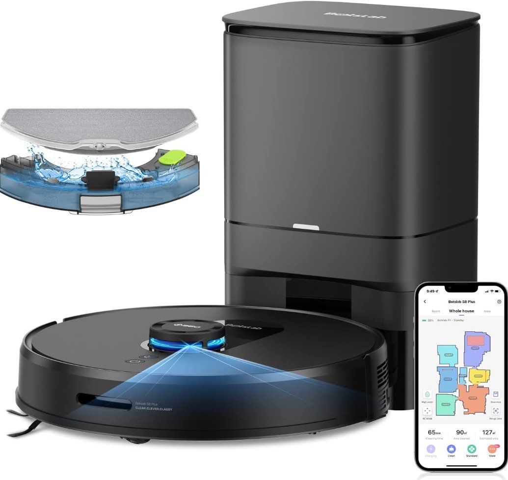 Aspirapolveri & Accessori: Botslab by 360 Saug- & Wischroboter mit automatischer Absaug – Usato da Kaiserstuhl AG venduto da ksu_2pww 7